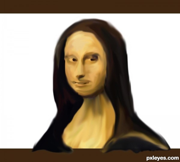 Creation of Modern Monalisa: Step 4